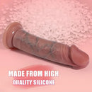 7.3in Realistic Dual Layer Massage Silicone Soft G Spot Vaginal Dildo