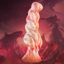 7.3in Soft Silicone Fantasy Fire Feeling Monster Dildo For Female Pleasure