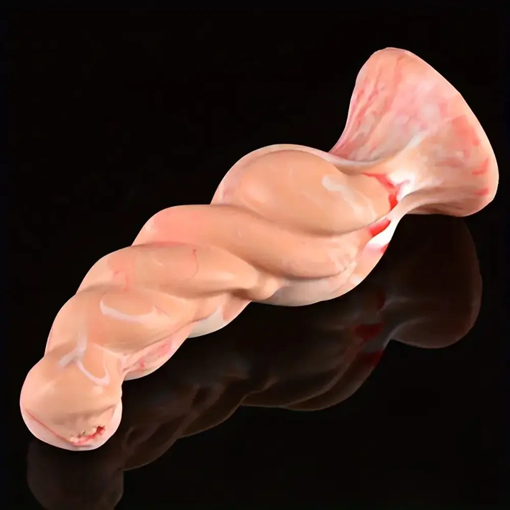 7.3in Soft Silicone Fantasy Fire Feeling Monster Dildo For Female Pleasure