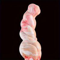 7.3in Soft Silicone Fantasy Fire Feeling Monster Dildo For Female Pleasure