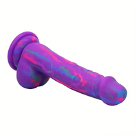 7.3in Superb Silicone Real Feeling Soft Dildo For Prostate Massager