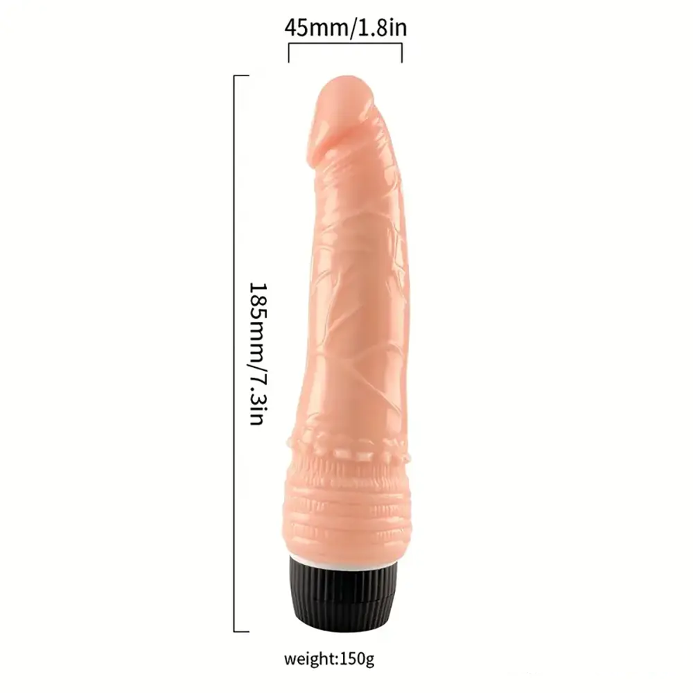 7.3in Vibrating Electric Dildo For Vagina Masturbator Female Sex Toy