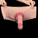 7.44in Hollow Penis Dildo Sleeve Silicone Soft Pants Adult Toy For Women