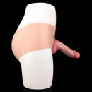 7.44in Hollow Penis Dildo Sleeve Silicone Soft Pants Adult Toy For Women