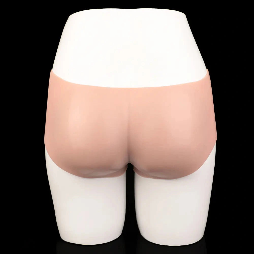 7.44in Hollow Penis Dildo Sleeve Silicone Soft Pants Adult Toy For Women