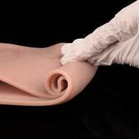 7.44in Hollow Penis Dildo Sleeve Silicone Soft Pants Adult Toy For Women