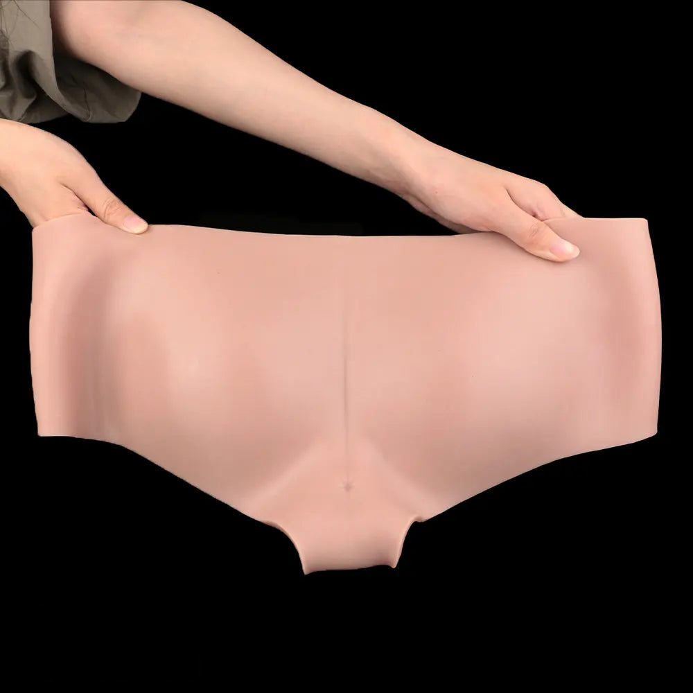 7.44in Hollow Penis Dildo Sleeve Silicone Soft Pants Adult Toy For Women