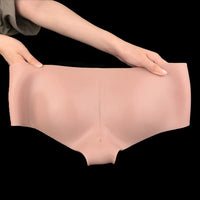 7.44in Hollow Penis Dildo Sleeve Silicone Soft Pants Adult Toy For Women