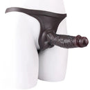7.44in Silicone Panty Realistic Hollow Dildo Wearable Strap on Penis Sleeve