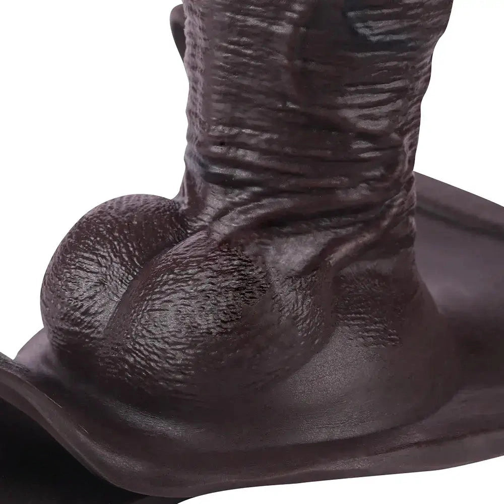 7.44in Silicone Panty Realistic Hollow Dildo Wearable Strap on Penis Sleeve