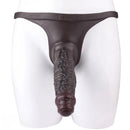 7.44in Silicone Panty Realistic Hollow Dildo Wearable Strap on Penis Sleeve