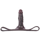 7.44in Silicone Panty Realistic Hollow Dildo Wearable Strap on Penis Sleeve