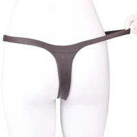 7.44in Silicone Panty Realistic Hollow Dildo Wearable Strap on Penis Sleeve
