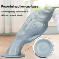 7.44in Silicone Winged Hand Fantasy Soft Prostate Anal Dildo