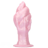 7.44in Silicone Winged Hand Fantasy Soft Prostate Anal Dildo