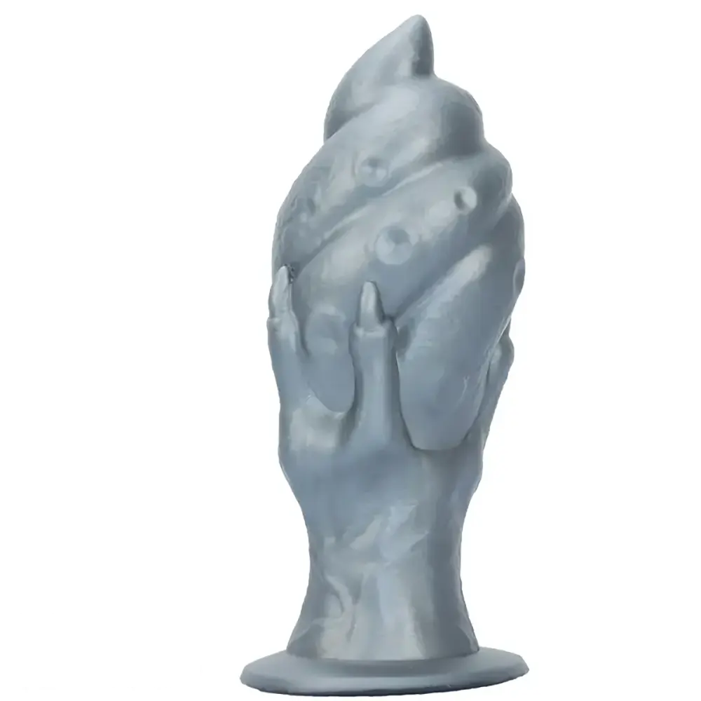 7.44in Silicone Winged Hand Fantasy Soft Prostate Anal Dildo