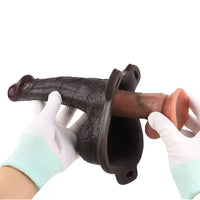 7.47in Hollow Strap on Real Dildo Realistic Design Bodysafe Material
