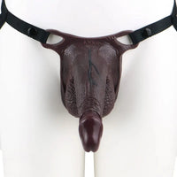 7.47in Hollow Strap on Real Dildo Realistic Design Bodysafe Material