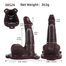 7.47in Hollow Strap on Real Dildo Realistic Design Bodysafe Material