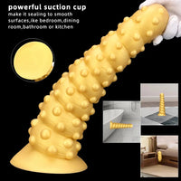 7.48in 11.02in 15in Soft Liquid Silicone Spiral Spiked Big Butt Plug Dildo
