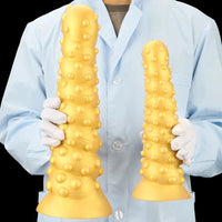 7.48in 11.02in 15in Soft Liquid Silicone Spiral Spiked Big Butt Plug Dildo