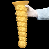 7.48in 11.02in 15in Soft Liquid Silicone Spiral Spiked Big Butt Plug Dildo