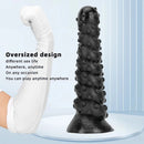 7.48in 11.22in 15in Super Huge Black Spiral Animal Octopus Dildo Butt Plug