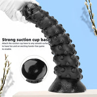 7.48in 11.22in 15in Super Huge Black Spiral Animal Octopus Dildo Butt Plug
