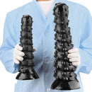 7.48in 11.22in 15in Super Huge Black Spiral Animal Octopus Dildo Butt Plug