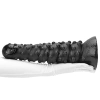 7.48in 11.22in 15in Super Huge Black Spiral Animal Octopus Dildo Butt Plug