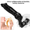 7.48in 14.17in 15.35in Big Black Thick Dog Penis Fantasy Animal Dildo