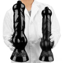 7.48in 14.17in 15.35in Big Black Thick Dog Penis Fantasy Animal Dildo