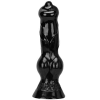 7.48in 14.17in 15.35in Big Black Thick Dog Penis Fantasy Animal Dildo