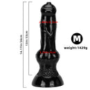 7.48in 14.17in 15.35in Big Black Thick Dog Penis Fantasy Animal Dildo