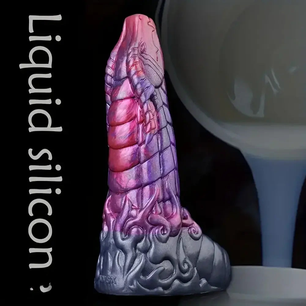 7.48in 7.99in Soft Silicone Monster Silicone Penis Sleeve With Anti-drop Ring