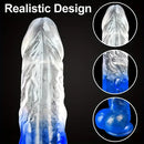 7.48in 8.26in Transparent Realistic TPE Dildo For Women Men Vagina