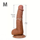 7.48in 8.27in TPE Cock Lifelike Dildo For Female Masturbation
