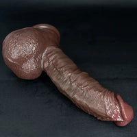7.48in 8.46in 10.03in 11.22in Real Curved Silicone Strap on Dildo Love Toy