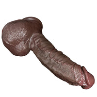 7.48in 8.46in 10.03in 11.22in Real Curved Silicone Strap on Dildo Love Toy