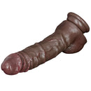7.48in 8.46in 10.03in 11.22in Real Curved Silicone Strap on Dildo Love Toy