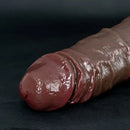 7.48in 8.46in 10.03in 11.22in Real Curved Silicone Strap on Dildo Love Toy