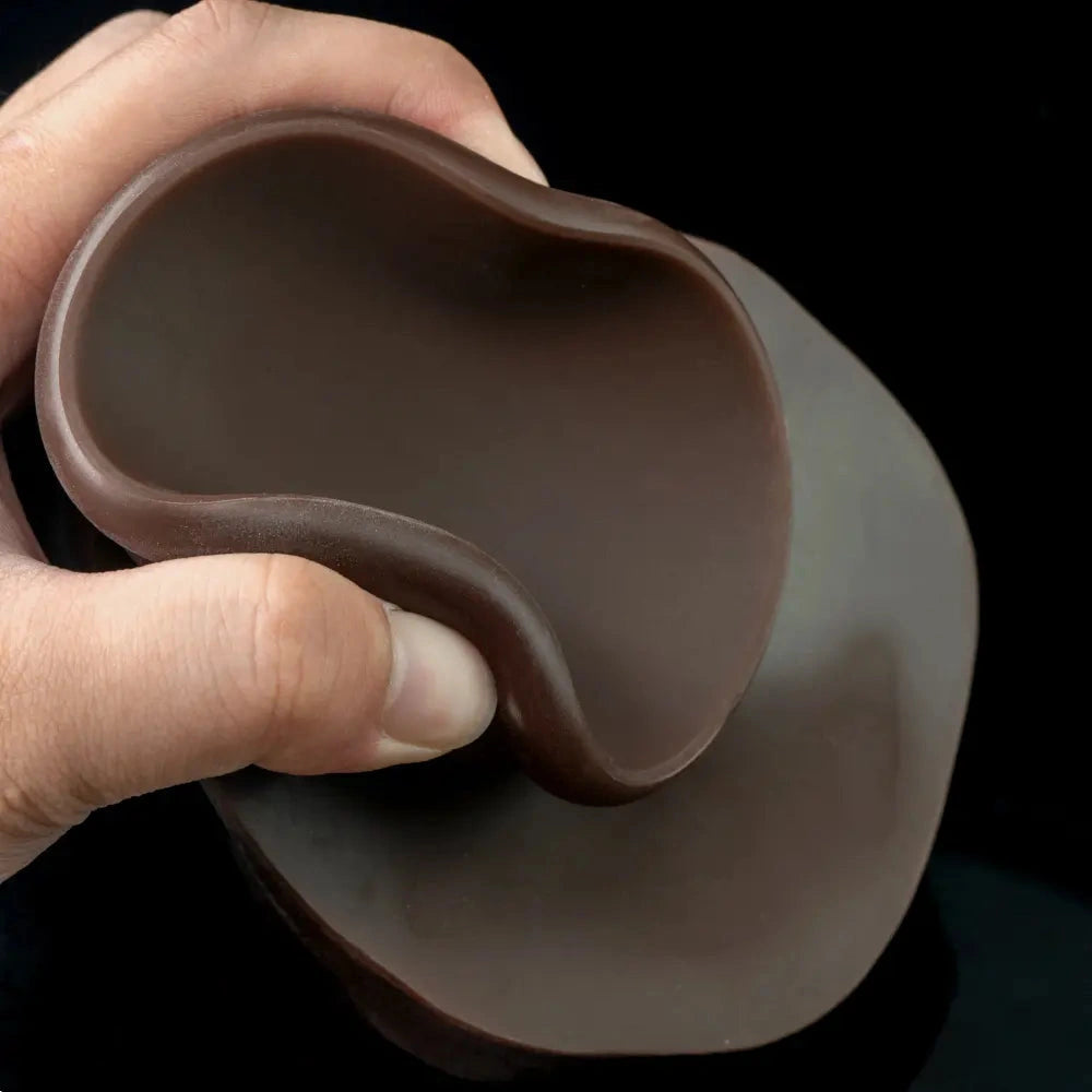 7.48in 8.46in 10.03in 11.22in Real Curved Silicone Strap on Dildo Love Toy