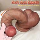 7.48in 8.46in 10.03in 11.22in Strap on Realistic Soft Curved Dildo For Men