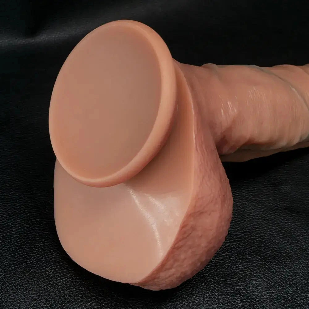 7.48in 8.46in 10.03in 11.22in Strap on Realistic Soft Curved Dildo For Men