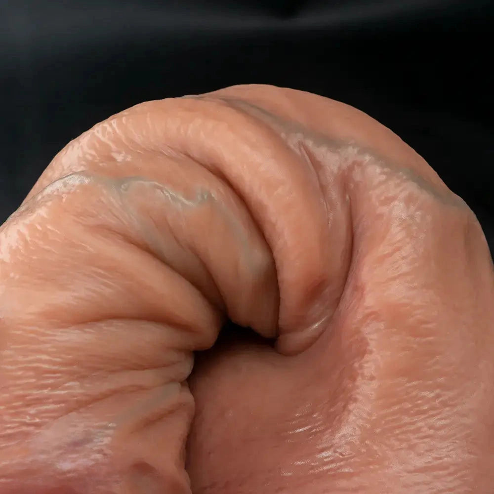7.48in 8.46in 10.03in 11.22in Strap on Realistic Soft Curved Dildo For Men