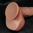 7.48in 8.46in 10.03in Wearable Realistic Strap-On Silicone Soft Big Veins Dildo