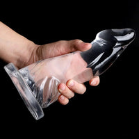 7.48in 8.46in 9.44in Clear Big Dildo Sex Toy For Orgasm Pleasure