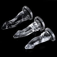 7.48in 8.46in 9.44in Clear Big Dildo Sex Toy For Orgasm Pleasure