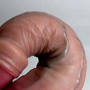 7.48in 8.46in 9.64in Realistic Foreskin Penis Silicone Strap on Dildo For Love