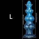 7.48in 8.66in 10.43in Knot Silicone Fantasy Animal Dildo G spot Anal Dilator